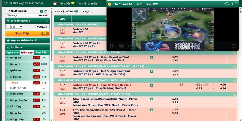 Sclub88 cung cấp nhiều trận cá cược e-sports hấp dẫn Sclub88 cung cấp nhiều trận cá cược e-sports hấp dẫn