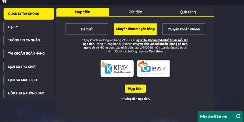 Chuyển vốn vào ví cược qua tiền ảo USDT Chuyển vốn vào ví cược qua tiền ảo USDT