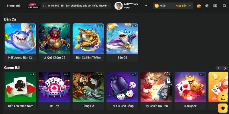 Thành công của nhà cái